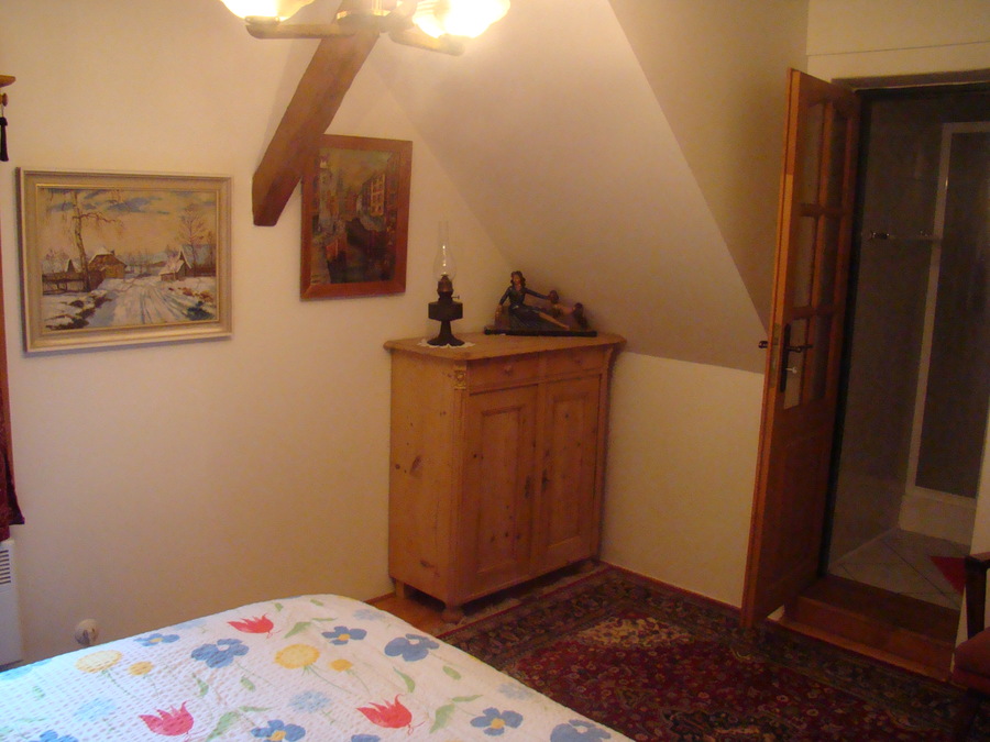 Slaapkamer, huis te koop bij skigebied, Tsjechische Republiek.